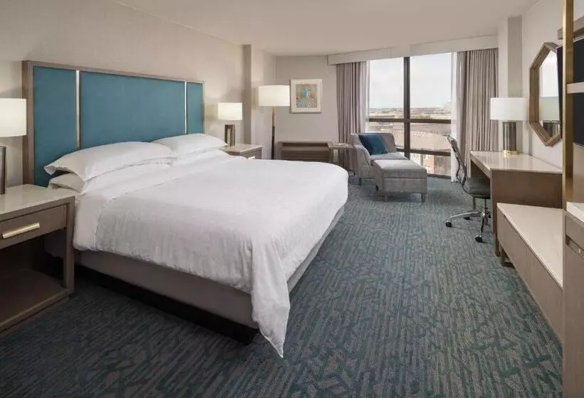 キングサイズベッドのクラブルーム, Sheraton Dallas Hotel By The Galleria