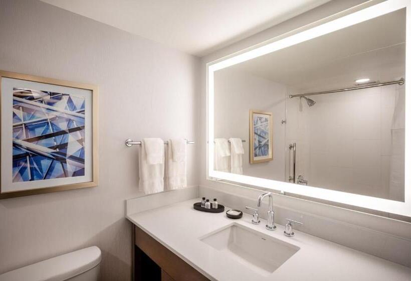 מיטת קינג בסוויטה, Crowne Plaza Albany  The Desmond