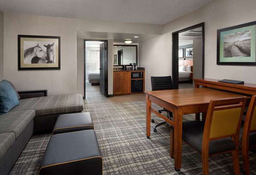 キングサイズベッドのスイートルーム, Embassy Suites By Hilton Austin Central