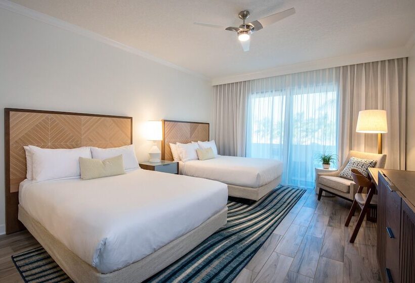 חדר סטנדרט שתי מיטות זוגיות, Hawks Cay Resort