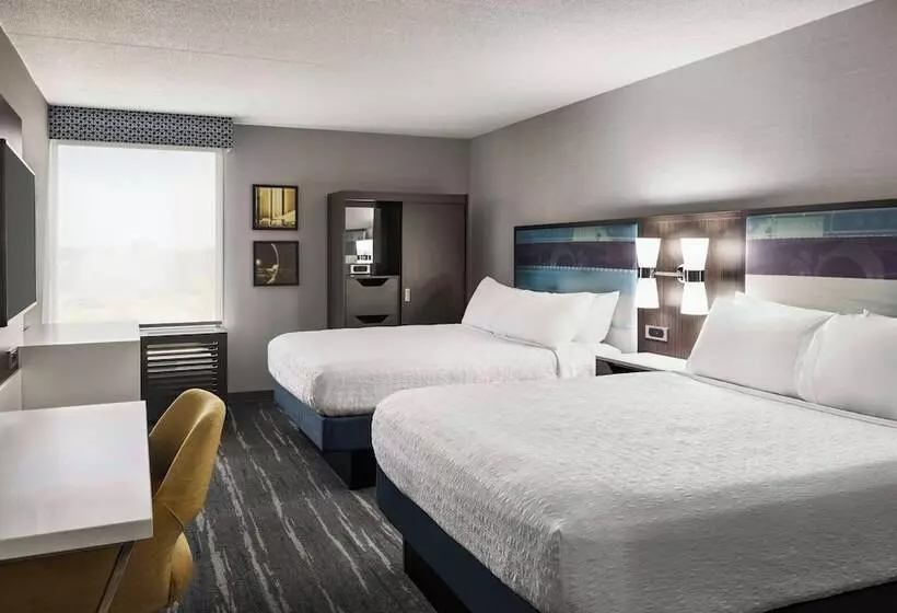اتاق استاندارد با 2 تخت دوبل, Hampton Inn Chicagoo Hare International Airport