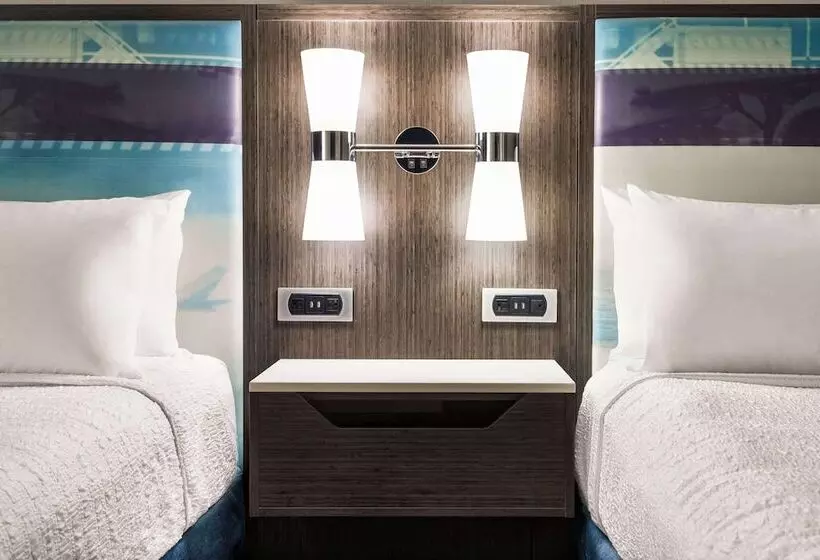 اتاق استاندارد با 2 تخت دوبل, Hampton Inn Chicagoo Hare International Airport