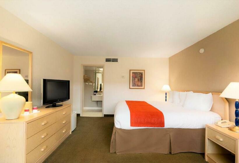 스탠다드 룸 킹사이즈 침대, Ramada By Wyndham Kissimmee Gateway   Free Theme Park Shuttle