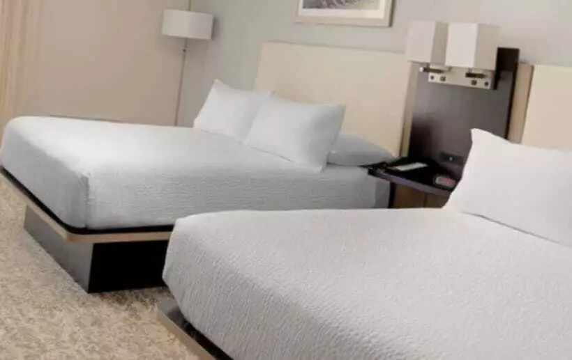 ２ダブルベッドのスタンダードルーム, Fairfield Inn And Suites By Marriott Palm Beach