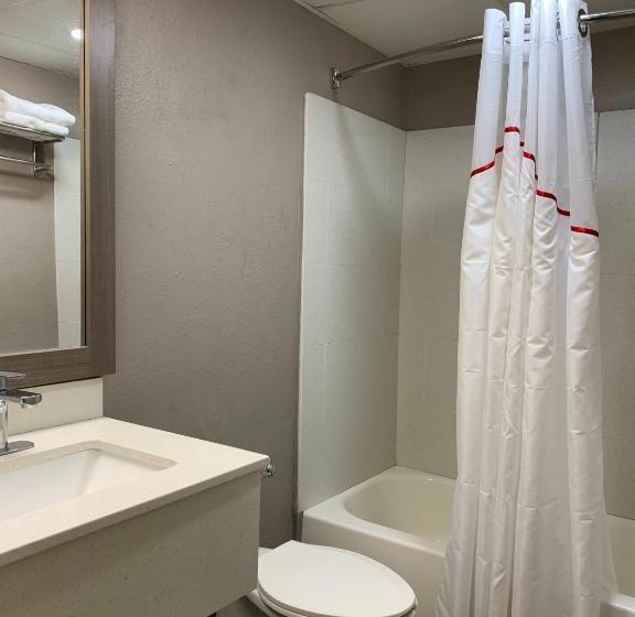 带大床的高级房间, Red Roof Inn Niagara Falls