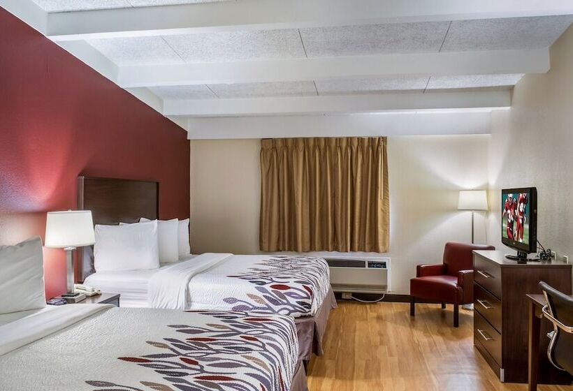 חדר סטנדרט שתי מיטות זוגיות, Red Roof Inn Richmond, In