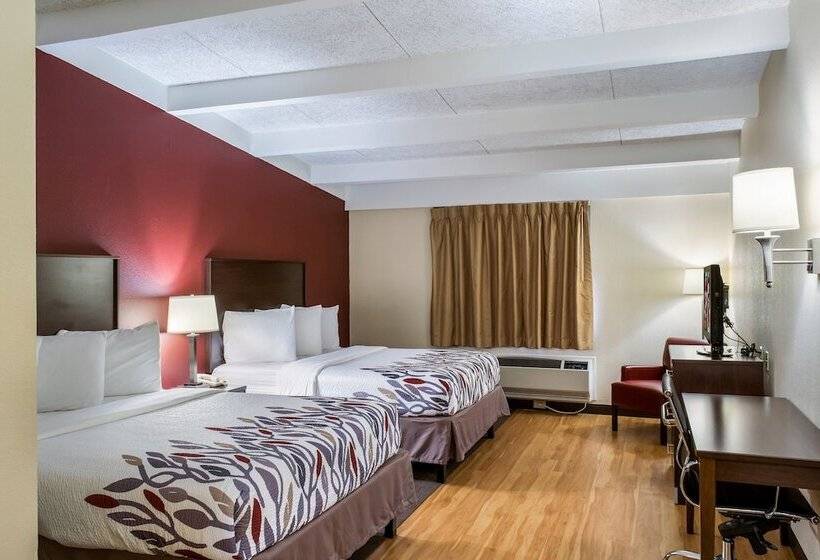 חדר סטנדרט שתי מיטות זוגיות, Red Roof Inn Richmond, In