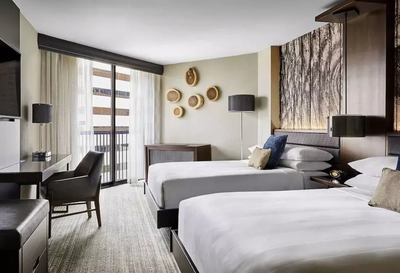 2ダブルベッドのスタンダードルーム, Portland Marriott Downtown Waterfront