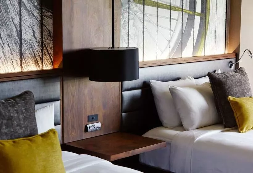 2ダブルベッドのスタンダードルーム, Portland Marriott Downtown Waterfront
