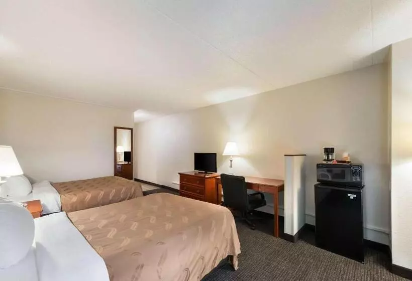 ２ダブルベッドのスタンダードルーム, Quality Inn Bradley Bourbonnais