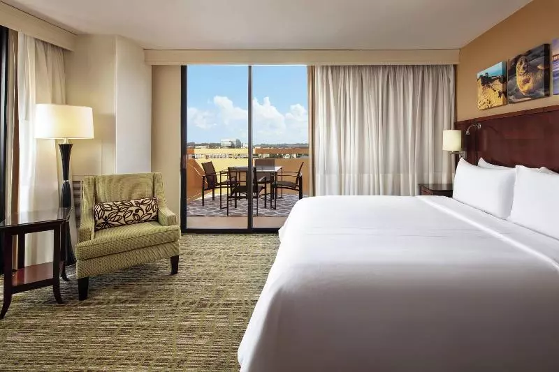 キングサイズベッドのスタンダードルーム, San Diego Marriott La Jolla