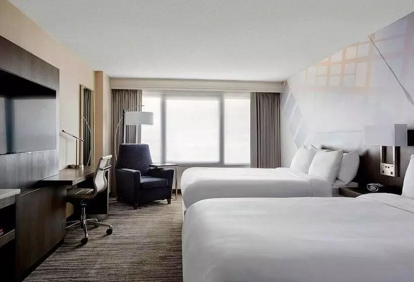 اتاق استاندارد با 2 تخت دوبل, San Francisco Airport Marriott Waterfront