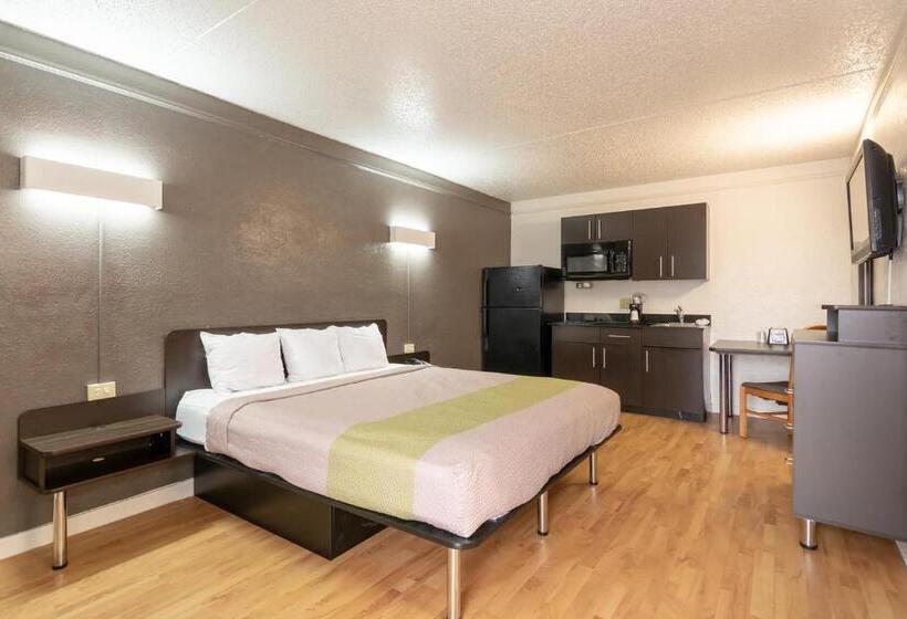 キングサイズベッドのスタンダードルーム, Studio 6 Fort Worth, Tx West Medical Center