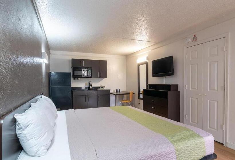 キングサイズベッドのスタンダードルーム, Studio 6 Fort Worth, Tx West Medical Center