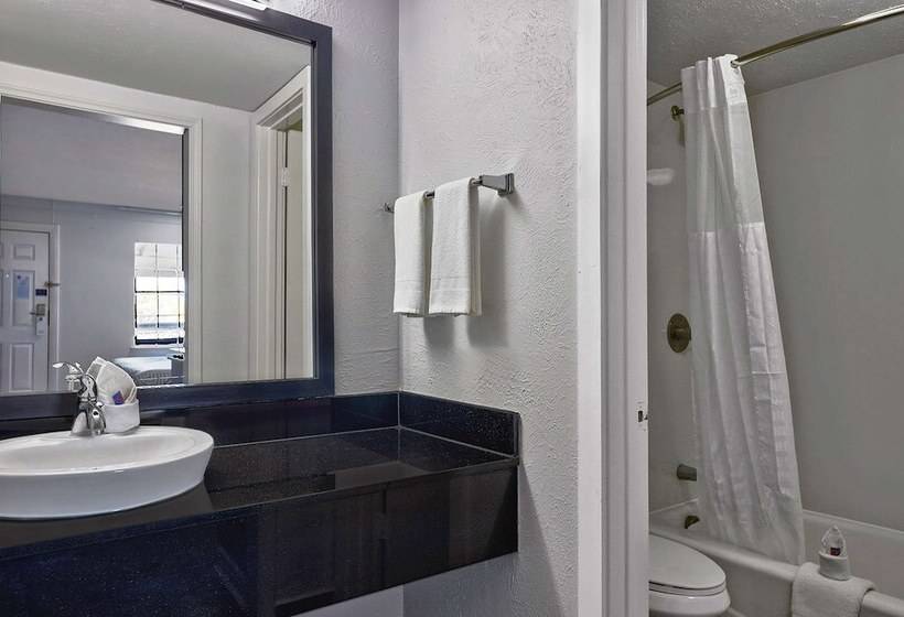 Номер Стандарт 2 Двуспальные Кровати, Studio 6denton, Tx  Unt