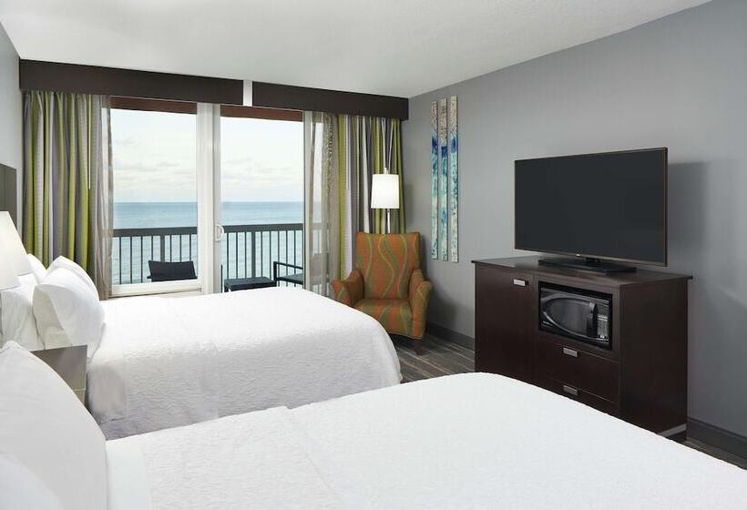 غرفه قياسيه سريرين مزدوجين, Hampton Inn Daytona Beach/beachfront