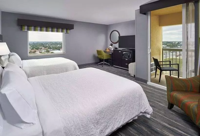 Standard-huone 2 Parivuodetta, Hampton Inn Daytona Beach/beachfront