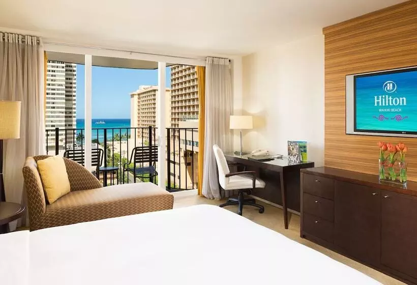 اتاق پرمیوم با چشمانداز دریا, Hilton Waikiki Beach Resort & Spa