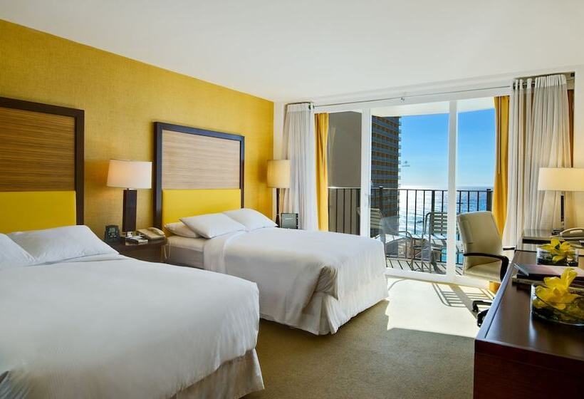 חדר פרמיום נוף לים, Hilton Waikiki Beach Resort & Spa