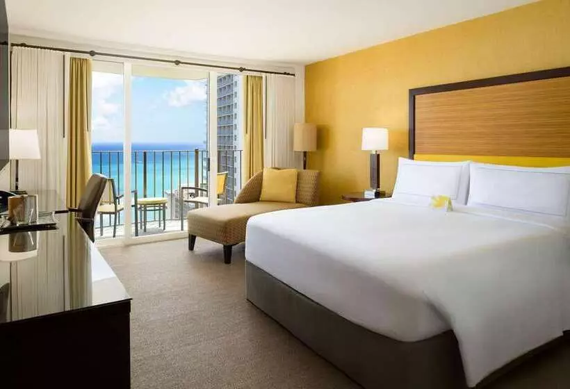 اتاق لوکس با چشمانداز, Hilton Waikiki Beach Resort & Spa