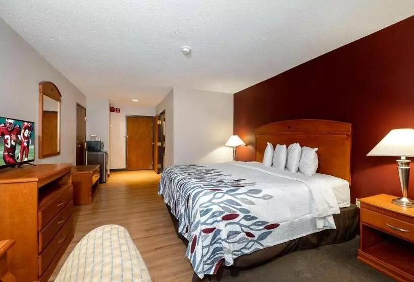 身障者適用キングサイズベッドルーム, Red Roof Inn Fulton