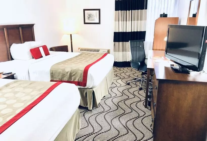 ２ダブルベッドのスタンダードルーム, Ramada By Wyndham Birmingham Airport