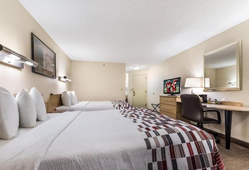 חדר סטנדרט שתי מיטות זוגיות, Red Roof Inn Cleveland Airportmiddleburg Heights