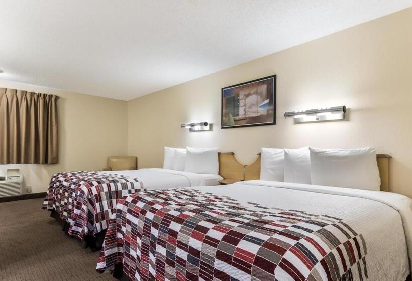 Номер Стандарт 2 Двуспальные Кровати, Red Roof Inn Cleveland Airportmiddleburg Heights