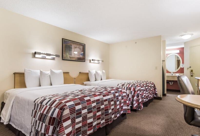 Номер Стандарт 2 Двуспальные Кровати, Red Roof Inn Cleveland Airportmiddleburg Heights