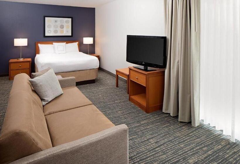 带大床的标准工作室, Residence Inn Lexington North