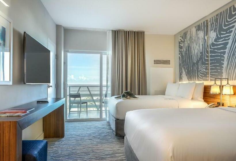 ２ダブルベッドのスタンダードルーム, B Ocean Resort Fort Lauderdale Beach