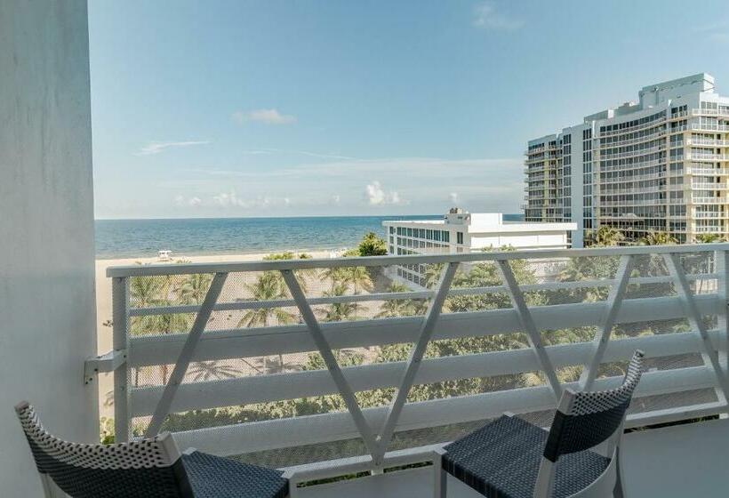 带2个双人床的标准工作室, B Ocean Resort Fort Lauderdale Beach