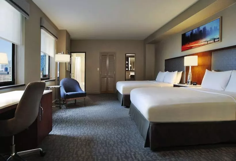 اتاق استاندارد با 2 تخت دوبل, Hilton Chicago