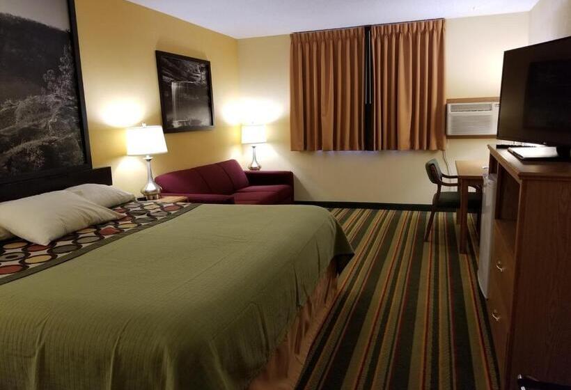 스탠다드 룸 킹사이즈 침대, Super 8 By Wyndham Ottawa Starved Rock