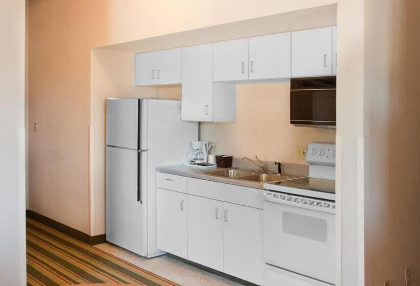 キングサイズベッドのデラックススイート, Super 8 By Wyndham Ottawa Starved Rock