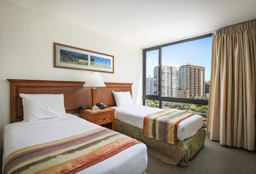 침실 2개 스위트, Aston Waikiki Sunset