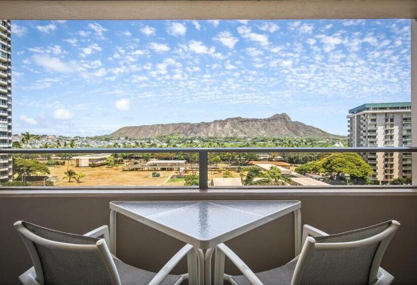 带2个卧室的套房, Aston Waikiki Sunset