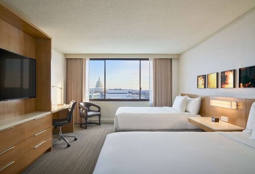 اتاق استاندارد با 2 تخت دوبل, Hilton Washington Dc Capitol Hill