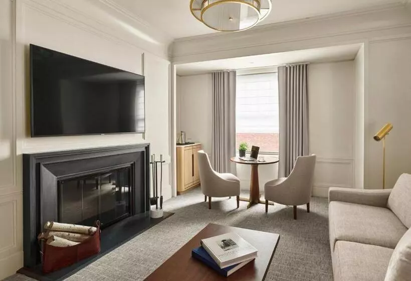 Deluxe Suite King Bed, The Newbury Boston