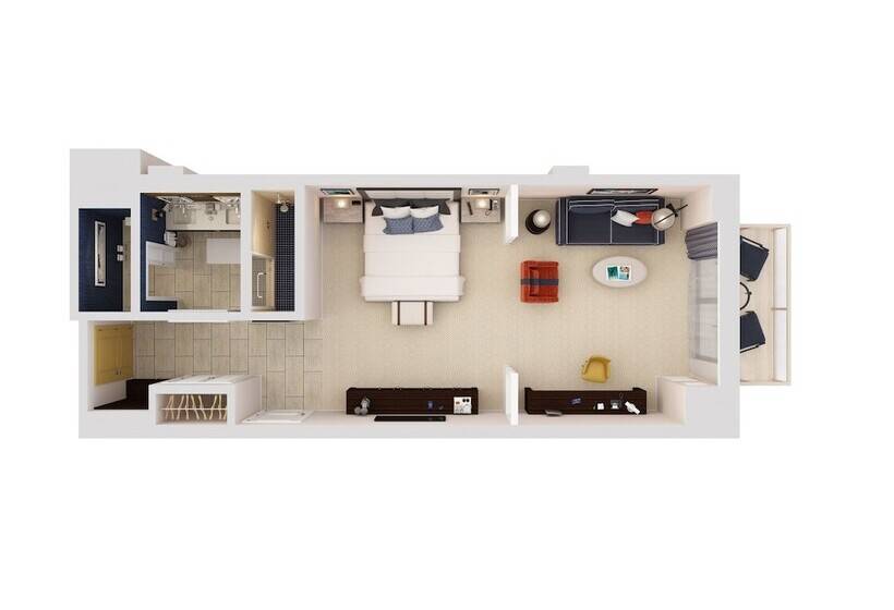 スイート, The Waterfront Beach Resort, A Hilton