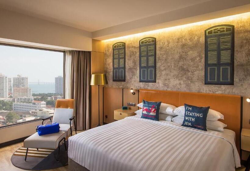 キングサイズベッドのデラックスルーム, Jen Penang Georgetown By Shangri La