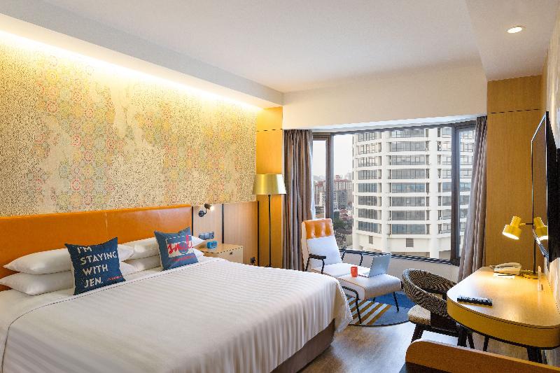 חדר דחוקס עם מיטת קינג, Jen Penang Georgetown By Shangri La