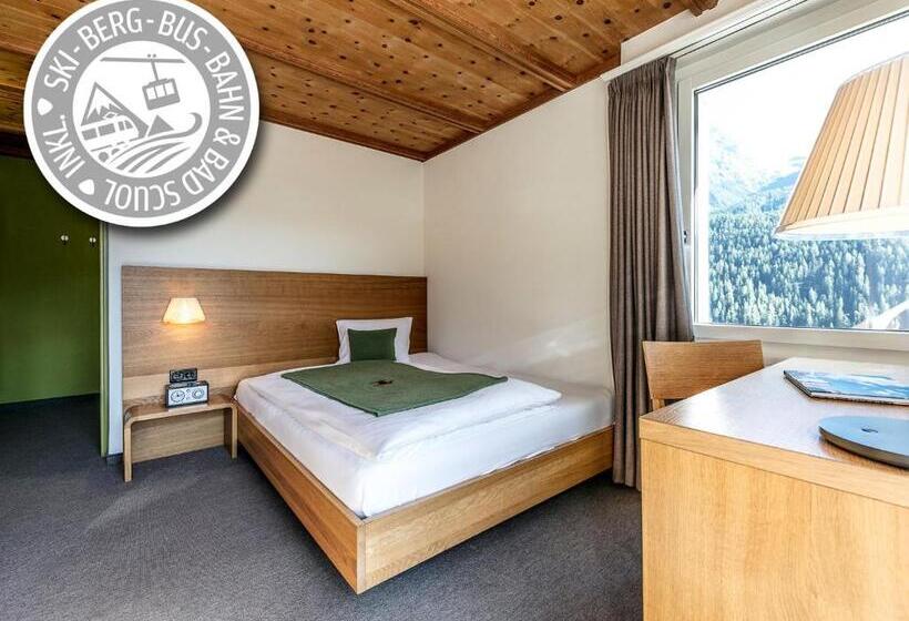 اتاق استاندارد یک نفره, Engadiner Boutique Hotel Guardaval