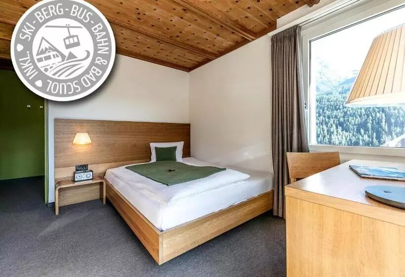 اتاق استاندارد یک نفره, Engadiner Boutique Hotel Guardaval