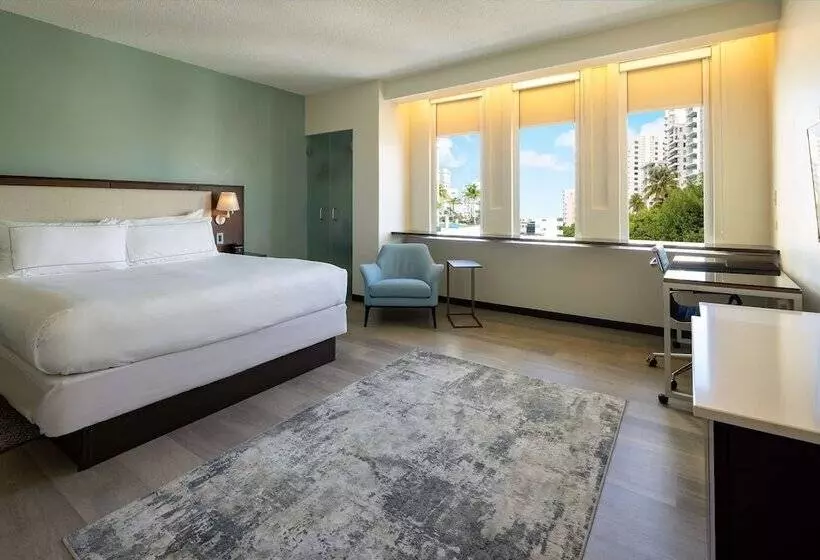 キングサイズベッドのスタンダードルーム, Doubletree By Hilton San Juan