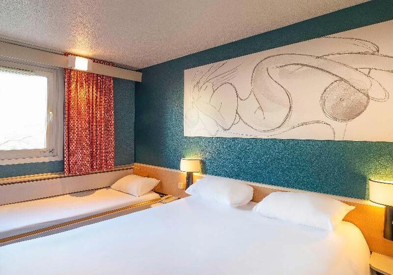 ダブルベッドスタンダードルーム, B&b Hotel Lille Villeneuve D Ascq Grand Stade