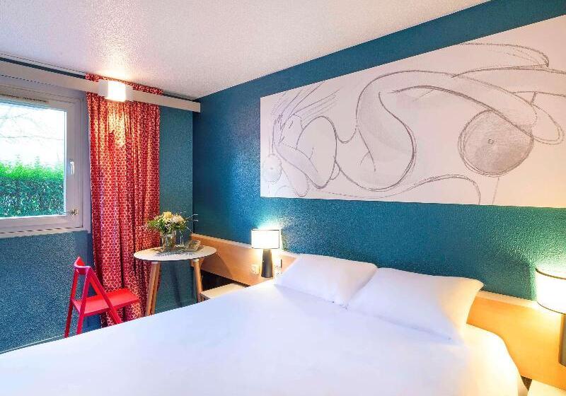 ダブルベッドスタンダードルーム, B&b Hotel Lille Villeneuve D Ascq Grand Stade