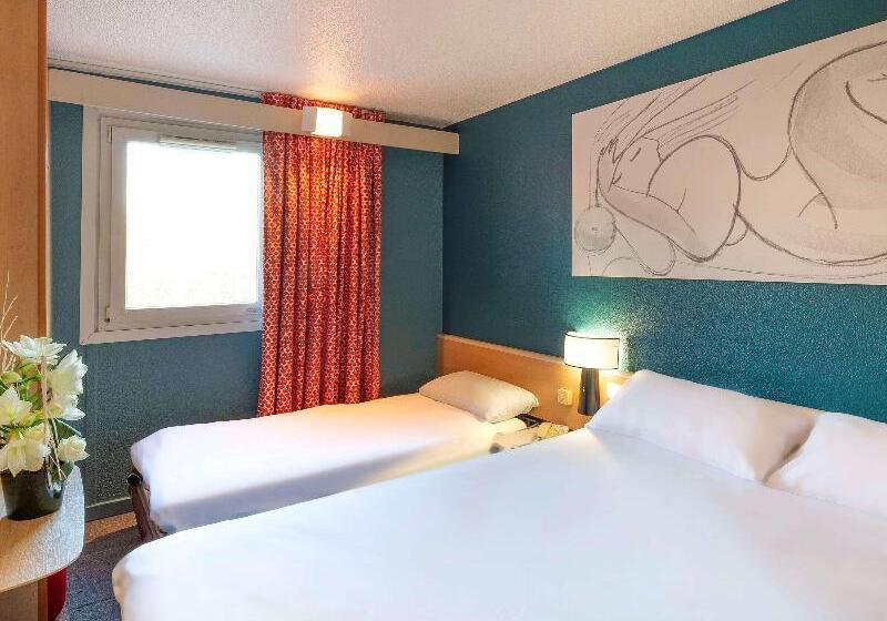 ダブルベッドスタンダードルーム, B&b Hotel Lille Villeneuve D Ascq Grand Stade