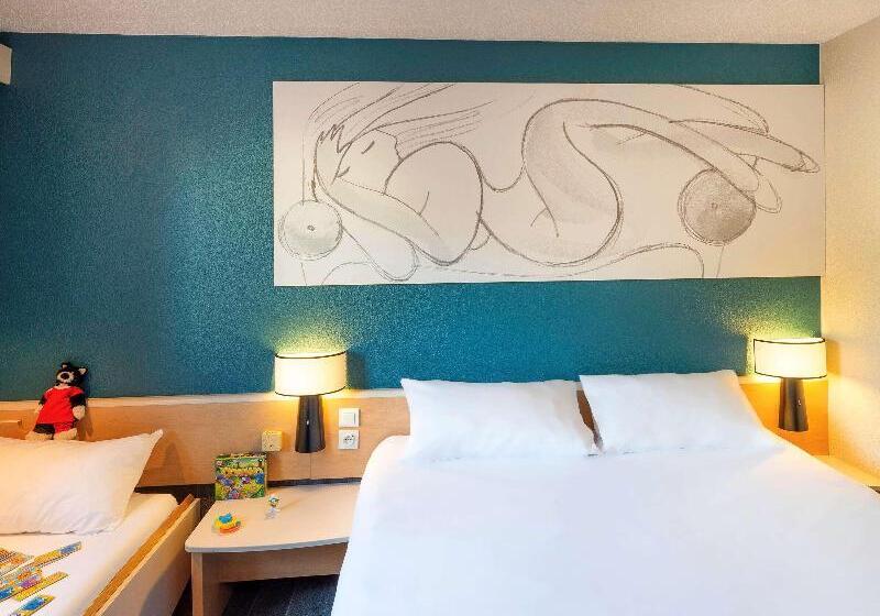 ダブルベッドスタンダードルーム, B&b Hotel Lille Villeneuve D Ascq Grand Stade