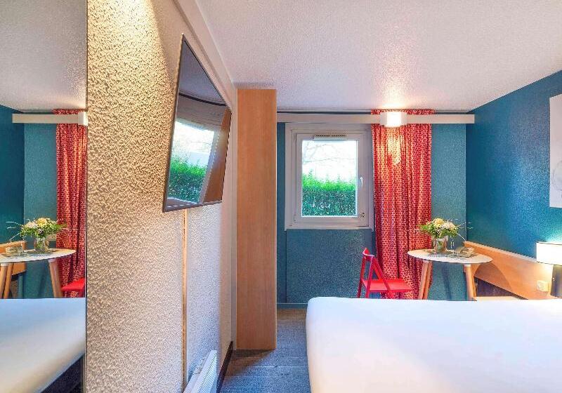 ダブルベッドスタンダードルーム, B&b Hotel Lille Villeneuve D Ascq Grand Stade